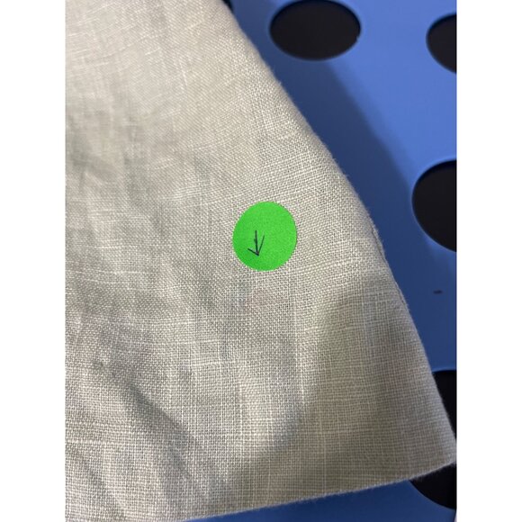 MATTHEW BURCH Kimmie Colorblock Cutout Linen Mini Dress Spaghetti Straps - Picture 13 of 14